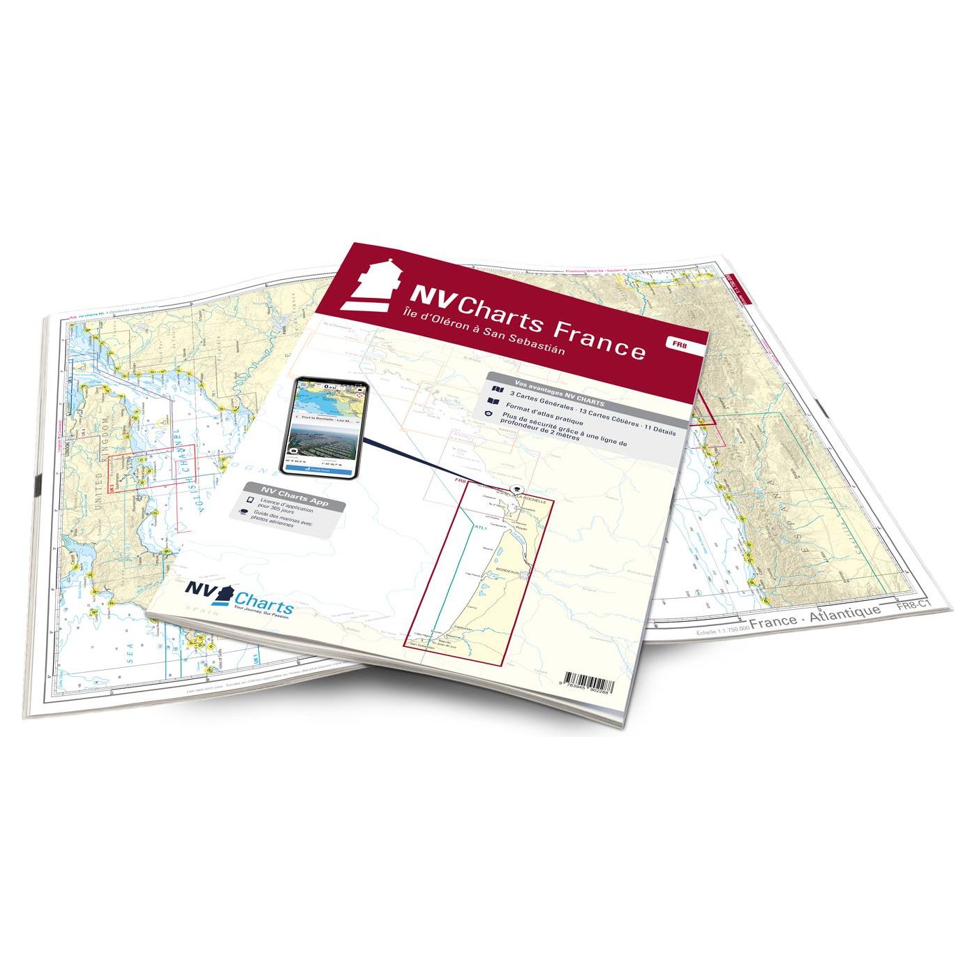 NV Atlas France - FR8 - Île d'Oléron à San Sebastian - Bordeaux