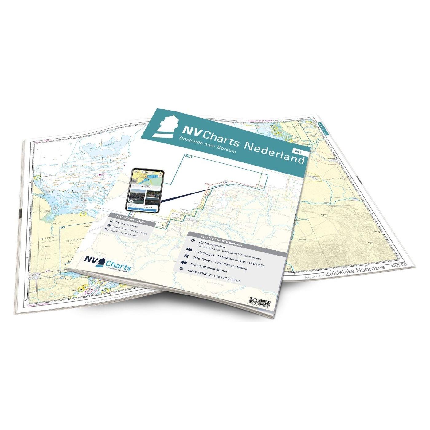 NV VERLAG VAAR-KAART NL1 BORKUM - OOSTENDE 2024