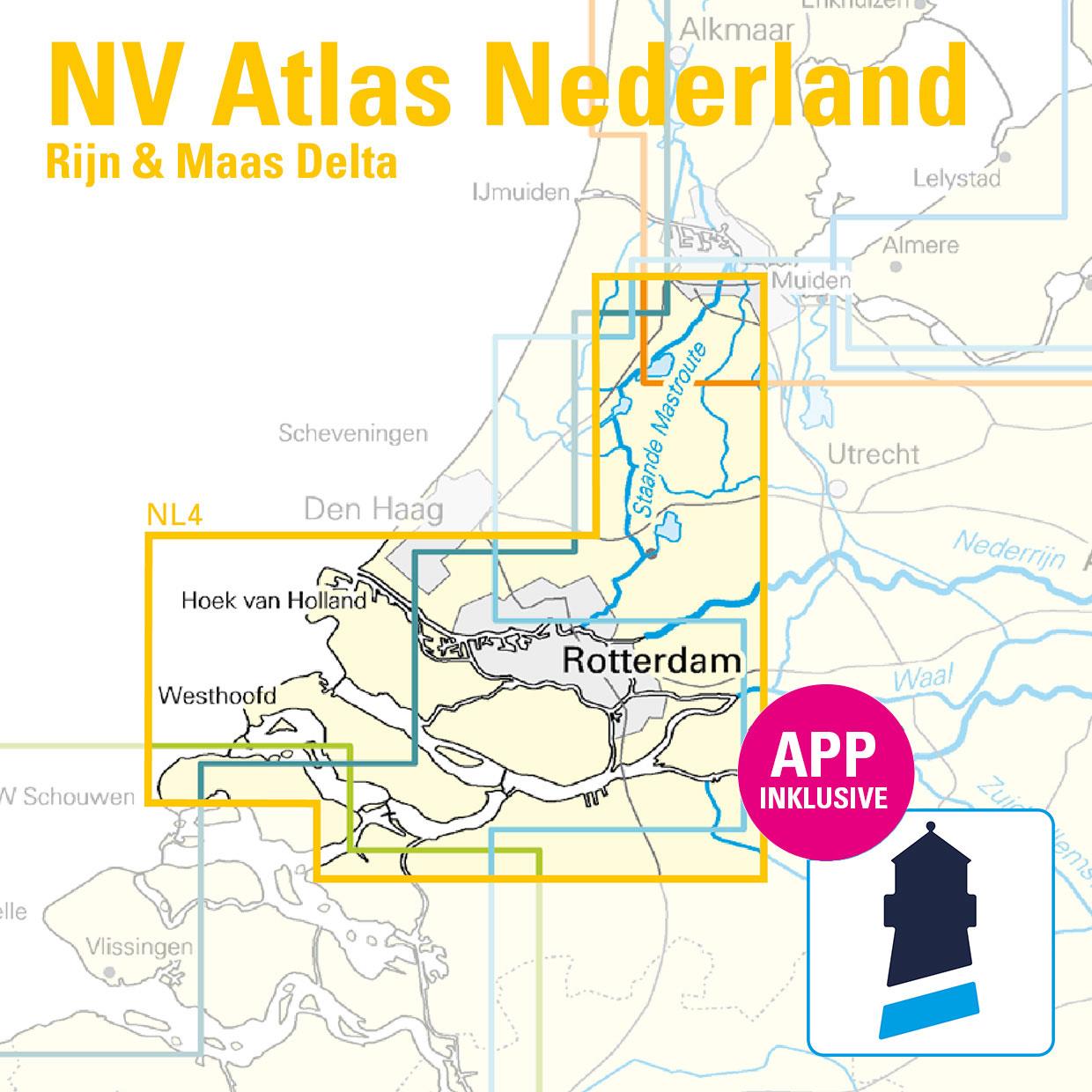 NV VERLAG VAAR-KAART NL4 RIJN EN MAASDELTA 2024