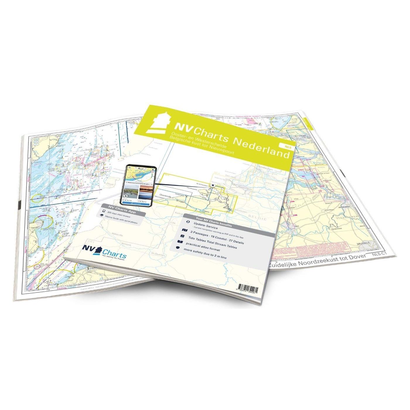 NV VERLAG VAAR-KAART NL5 OOSTER EN WESTERSCHELDE 2024