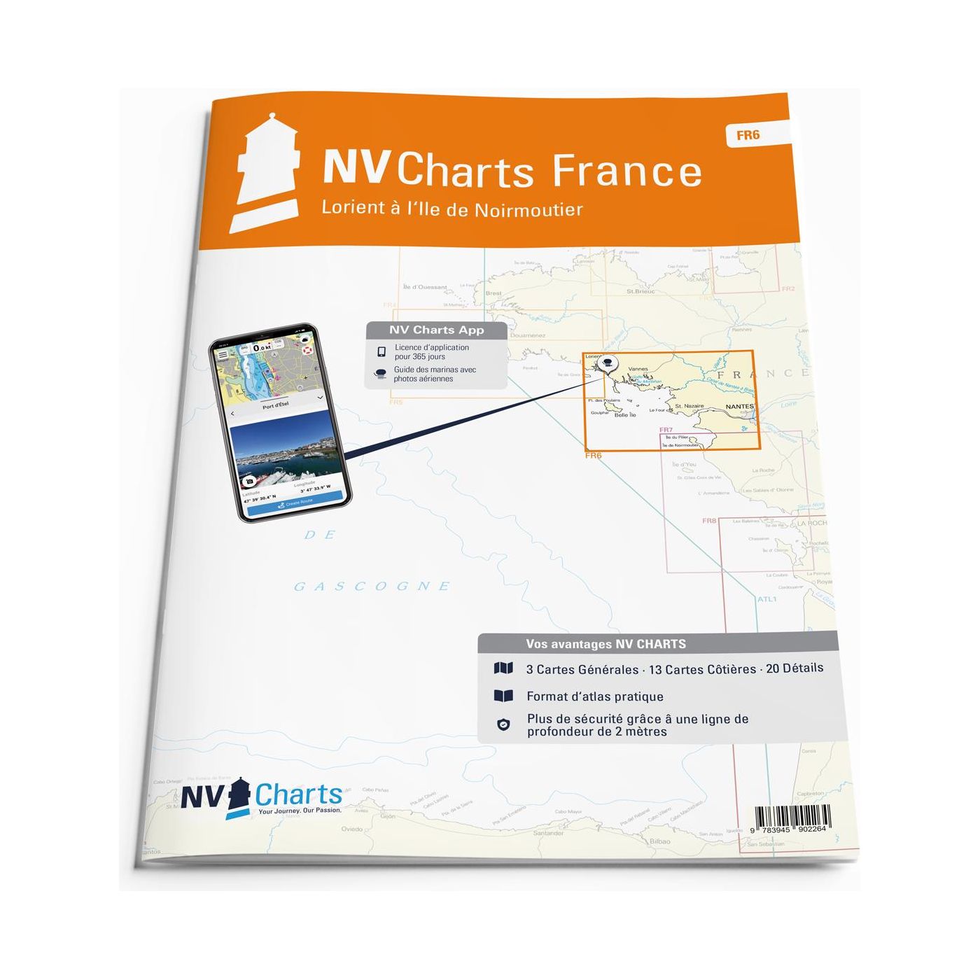 NV Atlas France - FR6 - Lorient à Île de Noirmoutier - Nantes