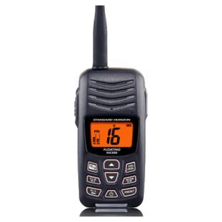HX300E MARIFOON HAND STANDARD HORIZON - DRIJVEND