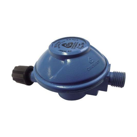 Gasdrukregelaar campinggas 30mbar met ¼ l bu